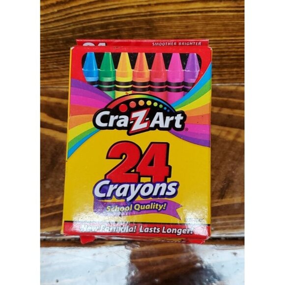 Lot of 3 Cra-Z-Art Crayons 24 Packs New Formula Last Longer New in Box - Picture 1 of 4